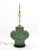 Jade Chinese Spinach Jade Green Glazed Ceramic Pierced Vase Mounted as a Table Lamp For Sale - Image 8 of 9