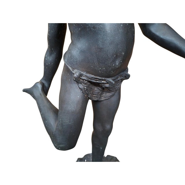 1990s The Child Bitten by the Crab, 1990, Bronze For Sale - Image 5 of 11