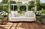 Serene Outdoor Sofa - 83", Cream Bouclé All-Weather For Sale - Image 4 of 6