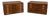 Mid-Century Modern Italian Sewing Chests in Wood from Seta Faro, 1960s, Set of 2 For Sale