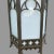 Mid 20th Century Vintage Cast Metal Gothic Hanging Light Fixture With Glass Panels For Sale - Image 5 of 12