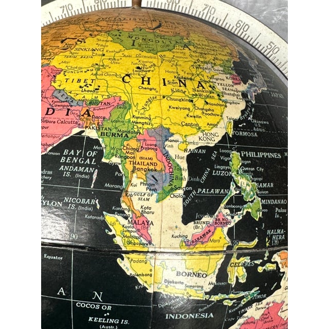 Replogle Black Ocean Starlight World Globe For Sale - Image 11 of 12