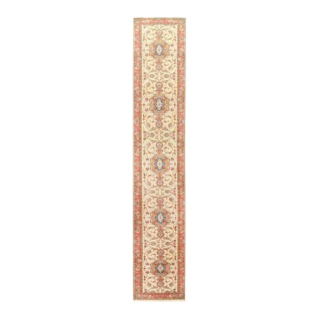 Pasargad DC Tabriz Silk & Wool Raj Runner For Sale