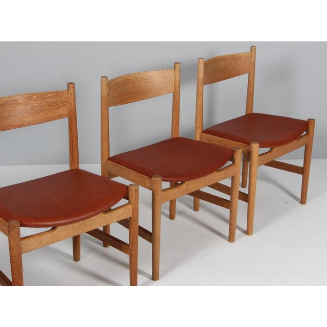 CH36 Dining Chairs in Oak by Hans J. Wegner for Carl Hansen & Søn, 1970s, Set of 4 For Sale - Image 3 of 12