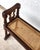 Antique English Walnut & Cane Window Bench For Sale In Miami - Image 6 of 16