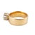 Metal Vintage Traub Orange Blossom 18k Yellow Gold Gia 1.40ct Circular Engagement Ring, Size 7.5 For Sale - Image 7 of 10