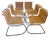 Mies Van Der Rohe Chairs - 1970's Cantilevered Caned/Chrome Chairs For Sale