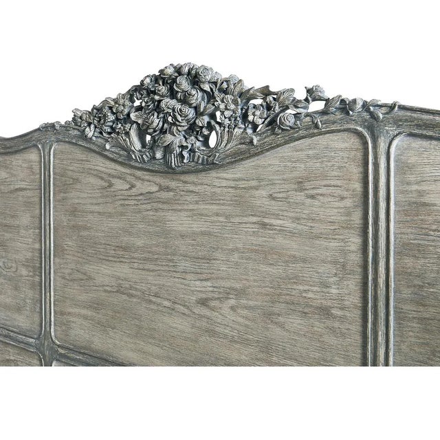 Blue French Provincial Painted King Size Bed For Sale - Image 8 of 12