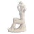 Small White Blanc De Chine Nude Woman Combing Hair Figure From Europe For Sale