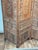 Early 20th Century Anglo-Indian Carved Teak Four-Panel Screen With Applied Brass Floral Decoration For Sale - Image 11 of 13