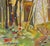 Impressionist pastel on heavy paper by Washington State artist Susan Flora Glendenning (born 1948). Signed lower left and...
