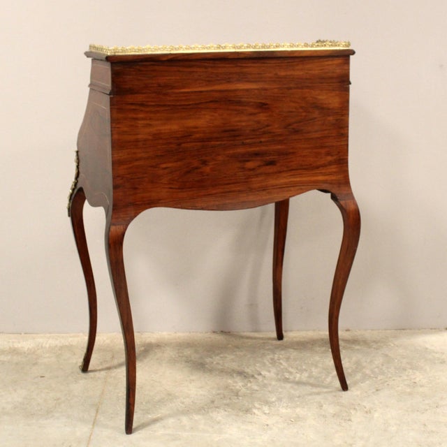 Metal 19th Century Napoleon III Writing Desk For Sale - Image 7 of 14