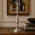 Large Three-Arm Stainless Steel Candelabrum, 1990s For Sale - Image 4 of 4