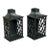 Global Views Williamsburg Black Chinoiserie Pagoda Wall Shelves / Decorative Sconces — A Pair For Sale