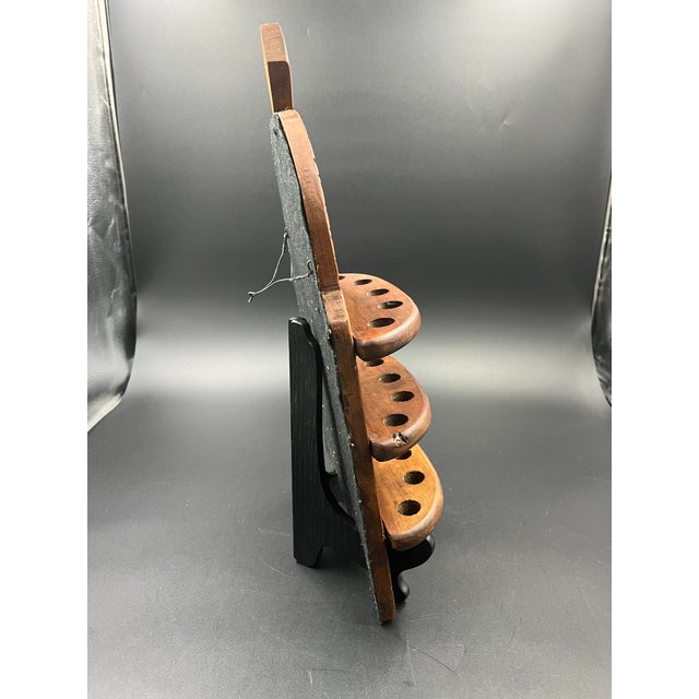 Wood Dated 1741 Fruitwood Spoon Rack For Sale - Image 7 of 12