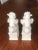 White Mid-Century Vintage Blanc De Chine Ceramic Foo Dogs-Set of 2 For Sale - Image 8 of 12
