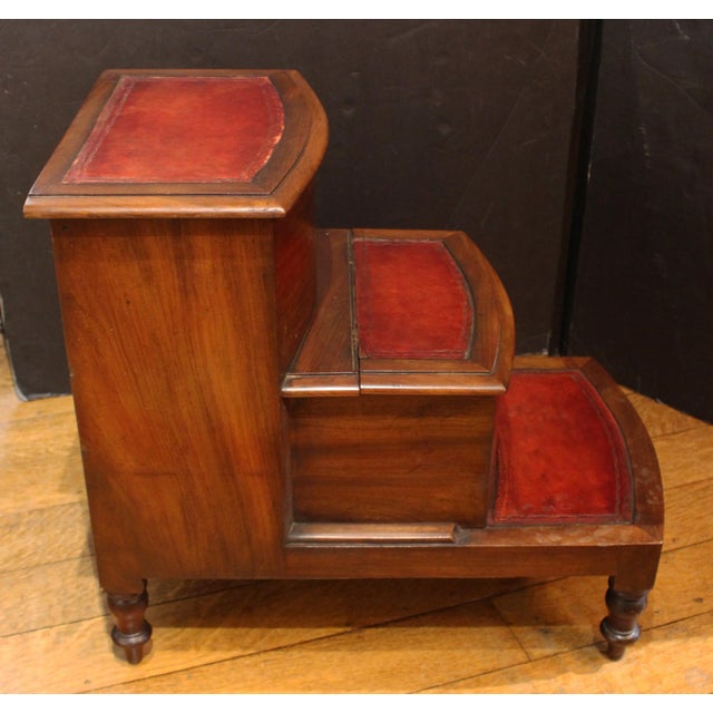 English Circa 1830 English George IV Bed Steps For Sale - Image 3 of 7