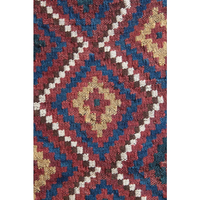 1930s Colorful Turcoman Flatweave Floor Kilim-10' X 4' 9'' For Sale In Tampa - Image 6 of 12