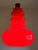 Glass Vintage Red Glass Pendant Lamp from Peill & Putzler, 1970s For Sale - Image 7 of 9