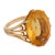 Vintage 14.00 Carat Citrine 14k Yellow Gold Cocktail Ring, Size 5.75 For Sale - Image 4 of 6