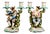 Antique German Porcelain Jester Figural Candelabra, 1890s For Sale