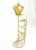Gold 5 tier Gold Gilt Spiral Plant Stand Floor Lamp Lantern Shade Decorative For Sale - Image 8 of 11