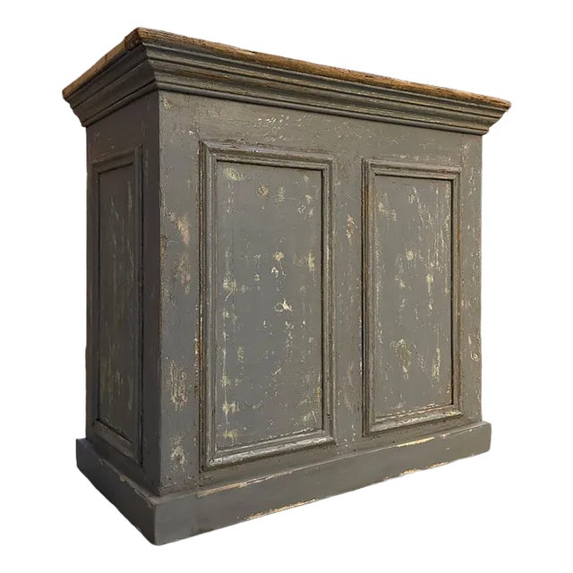 Small Patinated Counter, Early 20th Century For Sale