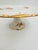 Mid Century Limoges Porcelain Gold Roses Cake Stand For Sale - Image 9 of 11