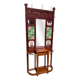Art Nouveau Coat Rack, 1890s For Sale