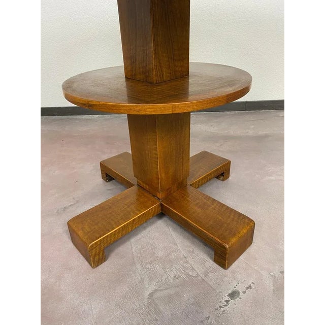 Art Deco Card Table with Black Glass Top, 1930s For Sale - Image 6 of 11