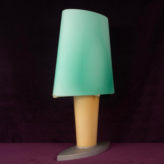 Italian Model 2850 Colored Glass Table Lamp by Daniela Puppa for Fontana Arte, 1991 For Sale - Image 14 of 18
