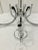 1970s 1970s Art Deco Style Chrome & Crystal Chandelier For Sale - Image 5 of 8