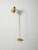 Scandinavian Floor Lamp in Brass and Chromed Metal, 1970s For Sale - Image 3 of 9