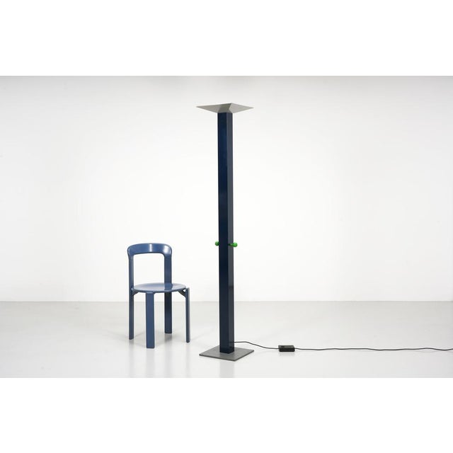 Floor Lamp by Sergio Asti for Bilumen, 1980s, in Very Good conditions. Designed 1980 to 1989 This piece is attributed to...