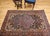 19th Century Farahan Sarouk Rug, Hand-Knotted Wool, Floral Pattern, Navy & Plum Red, 4x6 For Sale In Chicago - Image 6 of 18