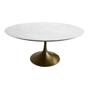 Rh Aero Stone Round Dining Table