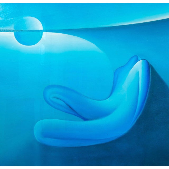 Painting by gianni colonna, day night, oil on canvas. Turin, 1980s origin turin period 1980s author gianni colonna born in...