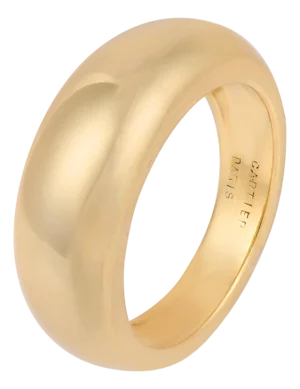 Cartier Paris Vintage Dome 18k Yellow Gold Band Ring, Size 6