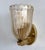 Metal Italian Art Deco Style Brass and Murano Glass Wall Sconces, 1990s, Set of 2 For Sale - Image 7 of 12