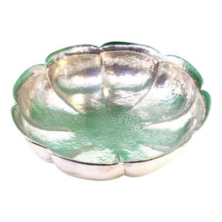 Hammered Silver Candy Box For Sale