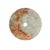 11.75" Natural White Brown Onyx Stone Round Fengshui Home Decor Display For Sale - Image 4 of 13