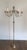 1940s Neoclassical 6-Light in Silver and Brass Floor Lamp For Sale - Image 12 of 12