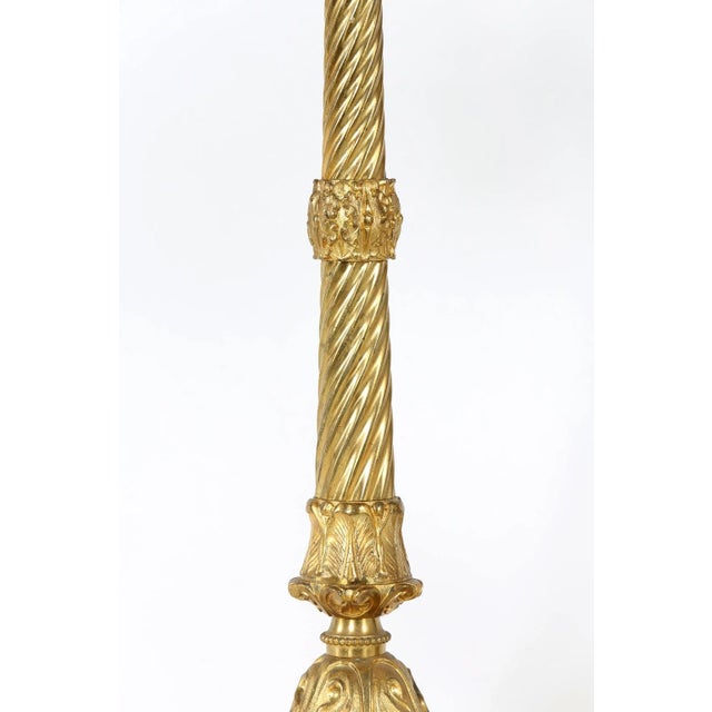 Late 19th Century Gilt Bronze Six Arms Candelabra For Sale - Image 4 of 10