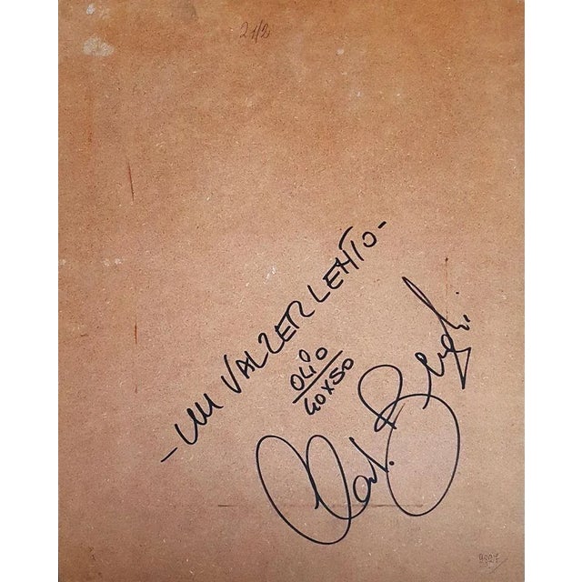 Un valzer lento (A Slow Waltz) is a beautiful original oil painting on panel realized by the contemporary Italian artist...