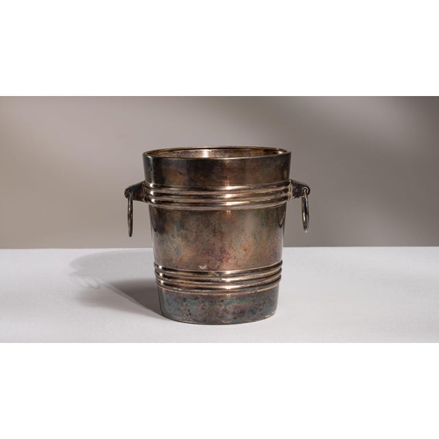 Silver Mid 20th Century France Silver Ice Bucket For Sale - Image 8 of 15