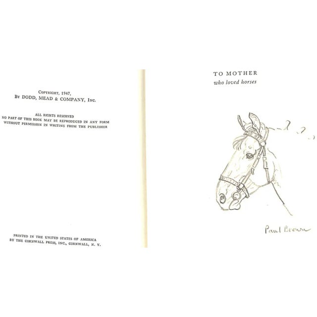 "King of the Stallion" Book 1947 Tracy, Edward B. For Sale - Image 4 of 9