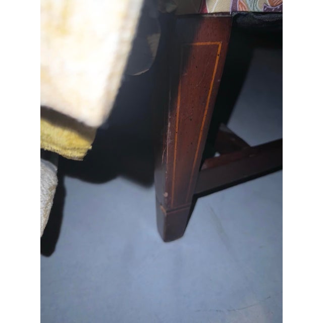 Mustard Vintage Camelback Sofa For Sale - Image 8 of 8