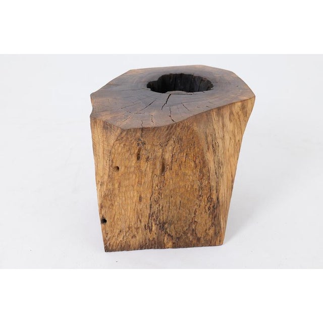 Brown Side Table in Walnut by Logniture For Sale - Image 8 of 15