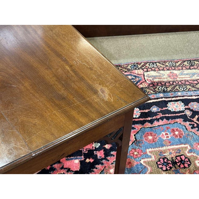 English Mahogany Coffee Table, 1930s For Sale - Image 12 of 14