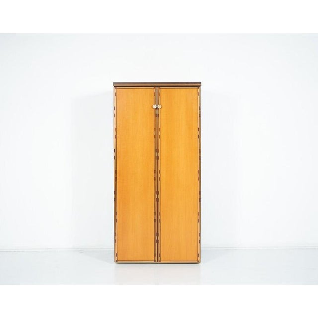Wood Cabinet attributed to Afra and Tobia Scarpa, Italy For Sale - Image 6 of 11